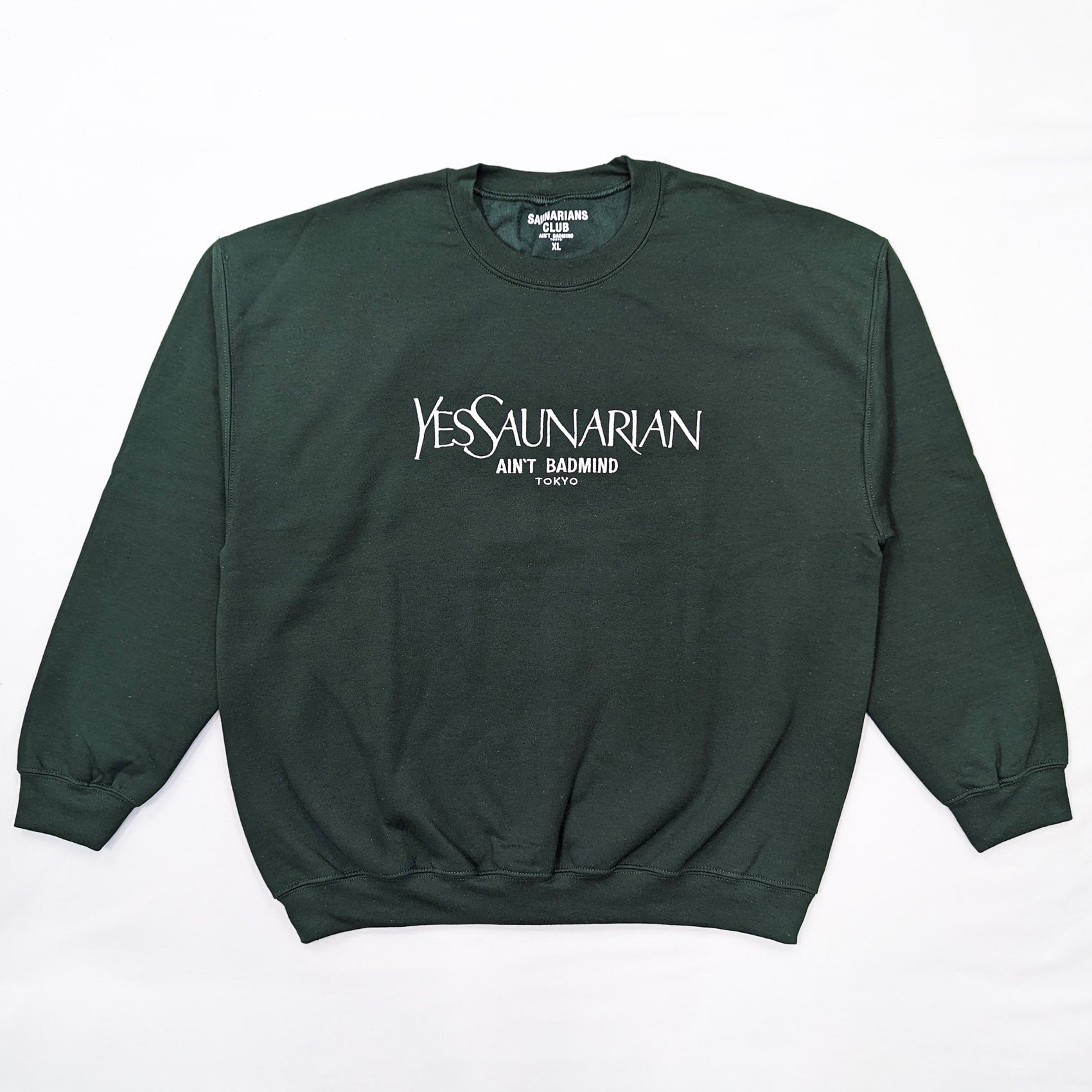 YES SAUNARIAN SWEATSHIRT [GREEN] – LIFESPIKE TOKYO