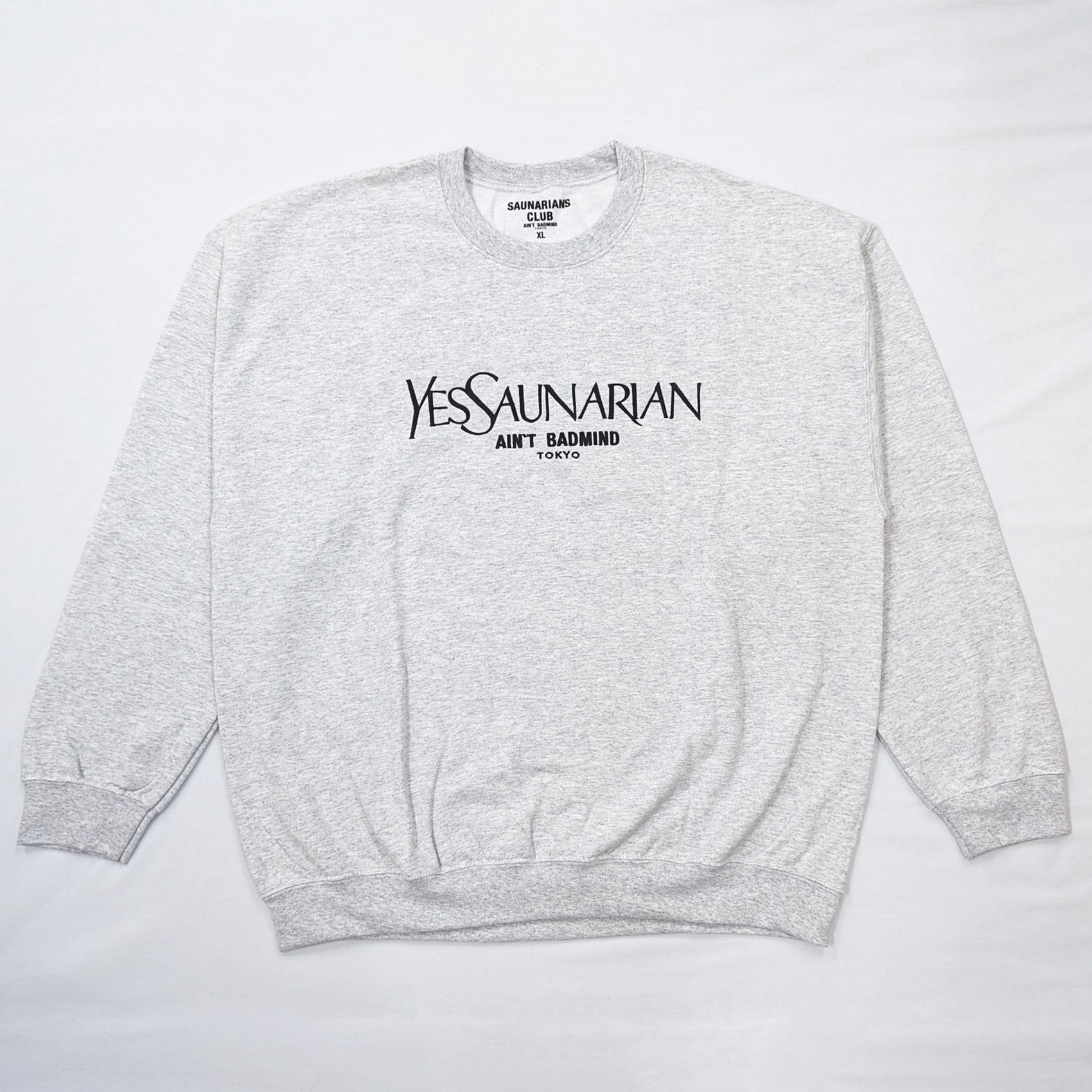 YES SAUNARIAN SWEATSHIRT [GRAY] – LIFESPIKE TOKYO