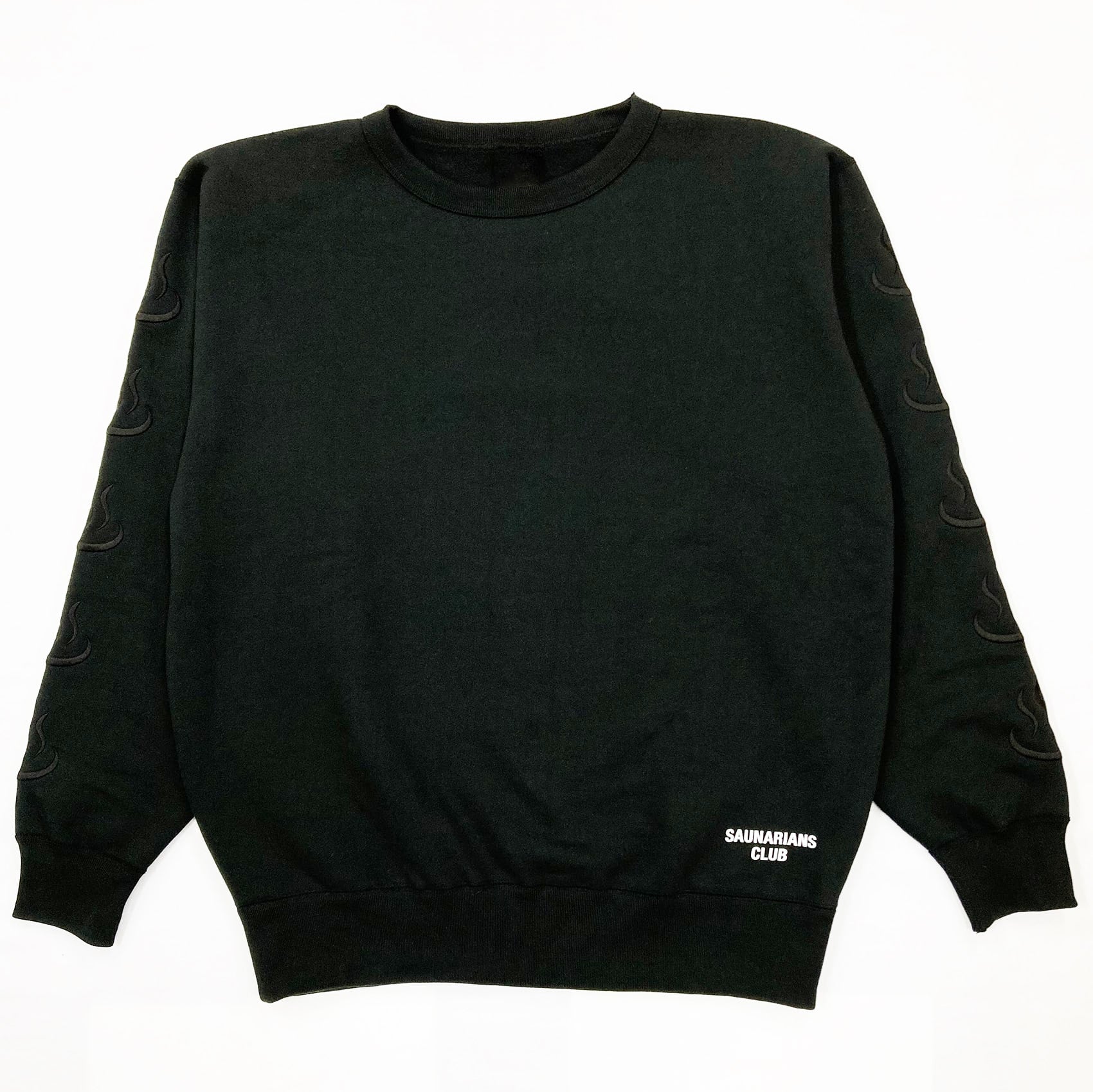 ONSEN LOGO SWEATSHIRT [BLACK] – LIFESPIKE TOKYO