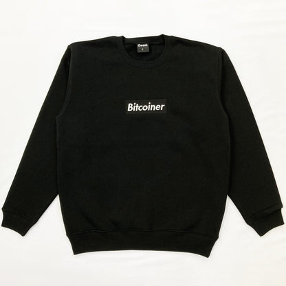 Bitcoiner BOX LOGO SWEATSHIRT [BLACK]