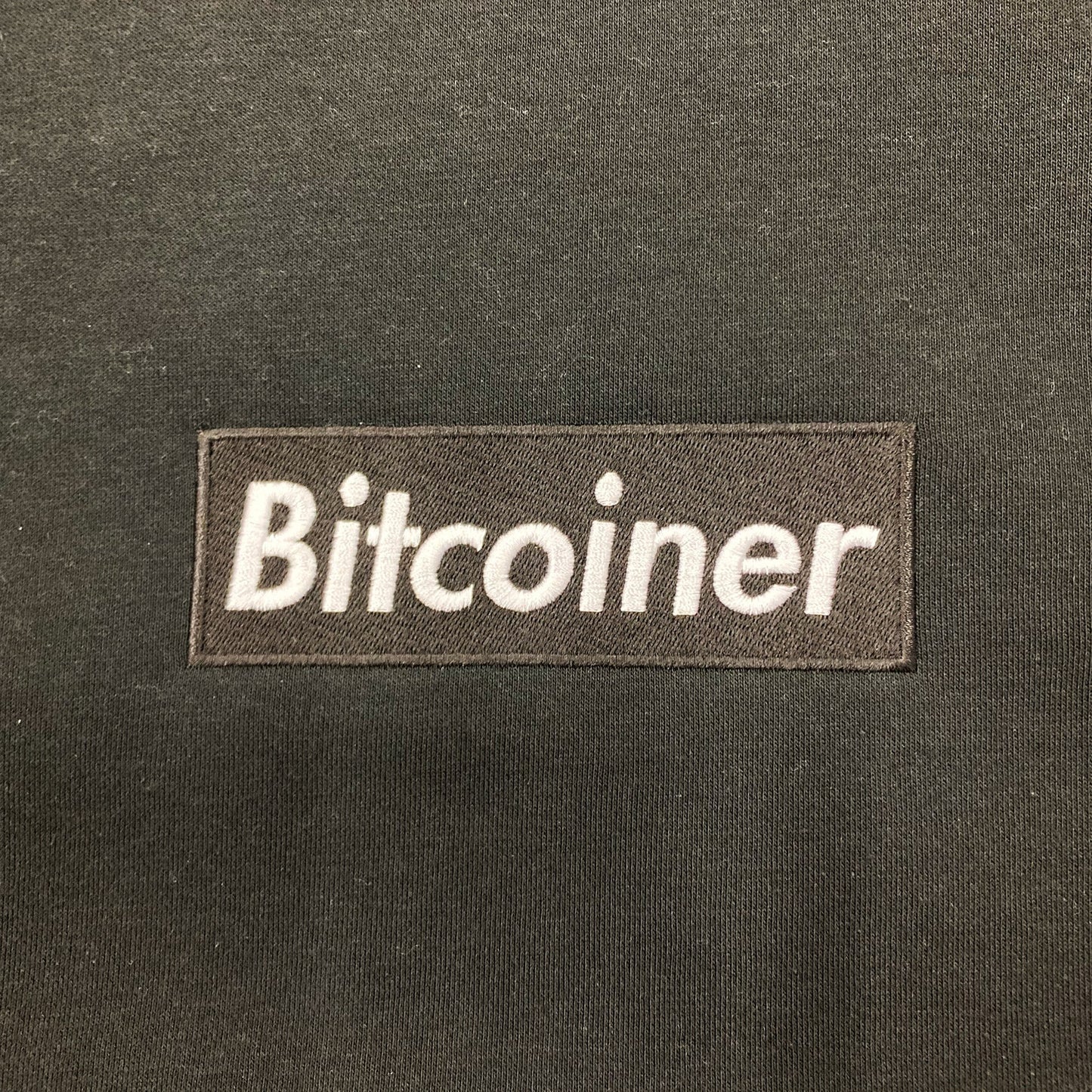 Bitcoiner BOX LOGO SWEATSHIRT [BLACK]