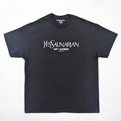 YES SAUNARIAN T SHIRT [BLACK]