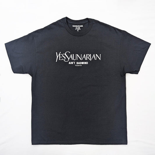 YES SAUNARIAN T SHIRT [BLACK]