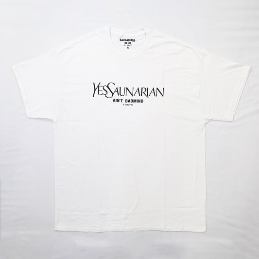 YES SAUNARIAN T SHIRT [WHITE]