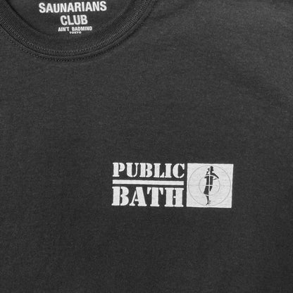 PUBLIC BATH GIRL T SHIRT [BLACK]