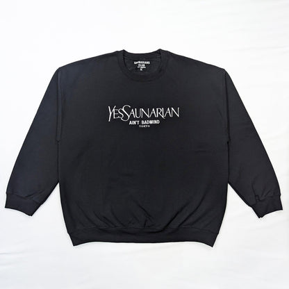 YES SAUNARIAN SWEATSHIRT [BLACK]