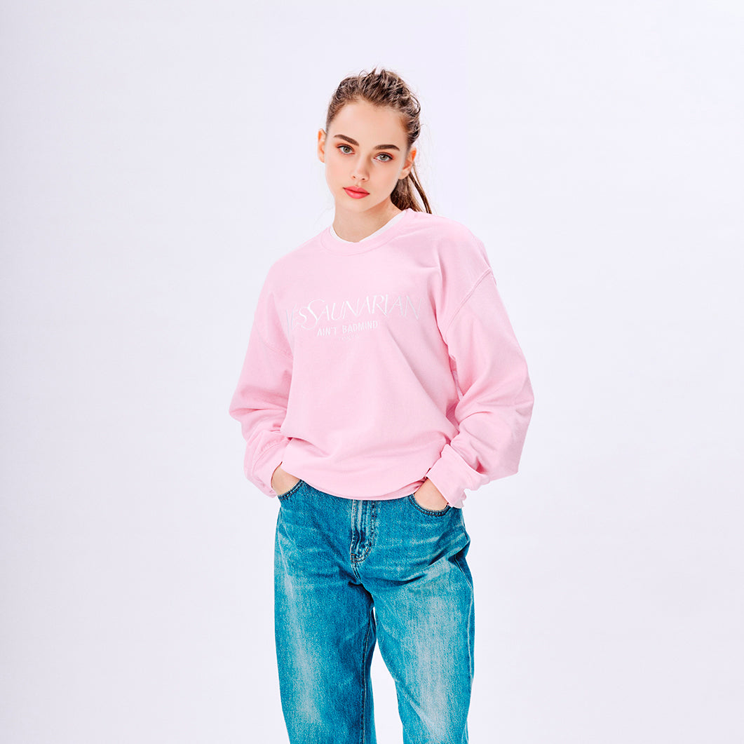 YES SAUNARIAN SWEATSHIRT [PINK] – LIFESPIKE TOKYO