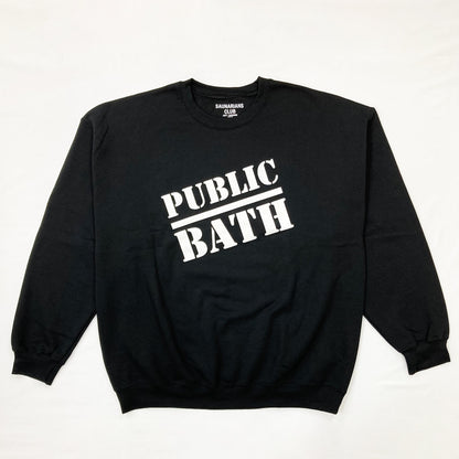 PUBLIC BATH BOY SWEATSHIRT [BLACK]