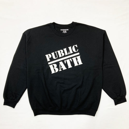 PUBLIC BATH BOY SWEATSHIRT [BLACK]