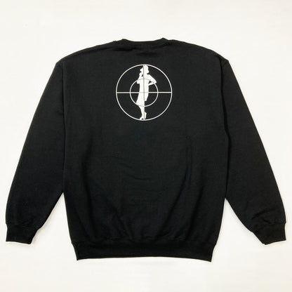 PUBLIC BATH GIRL SWEATSHIRT [BLACK]