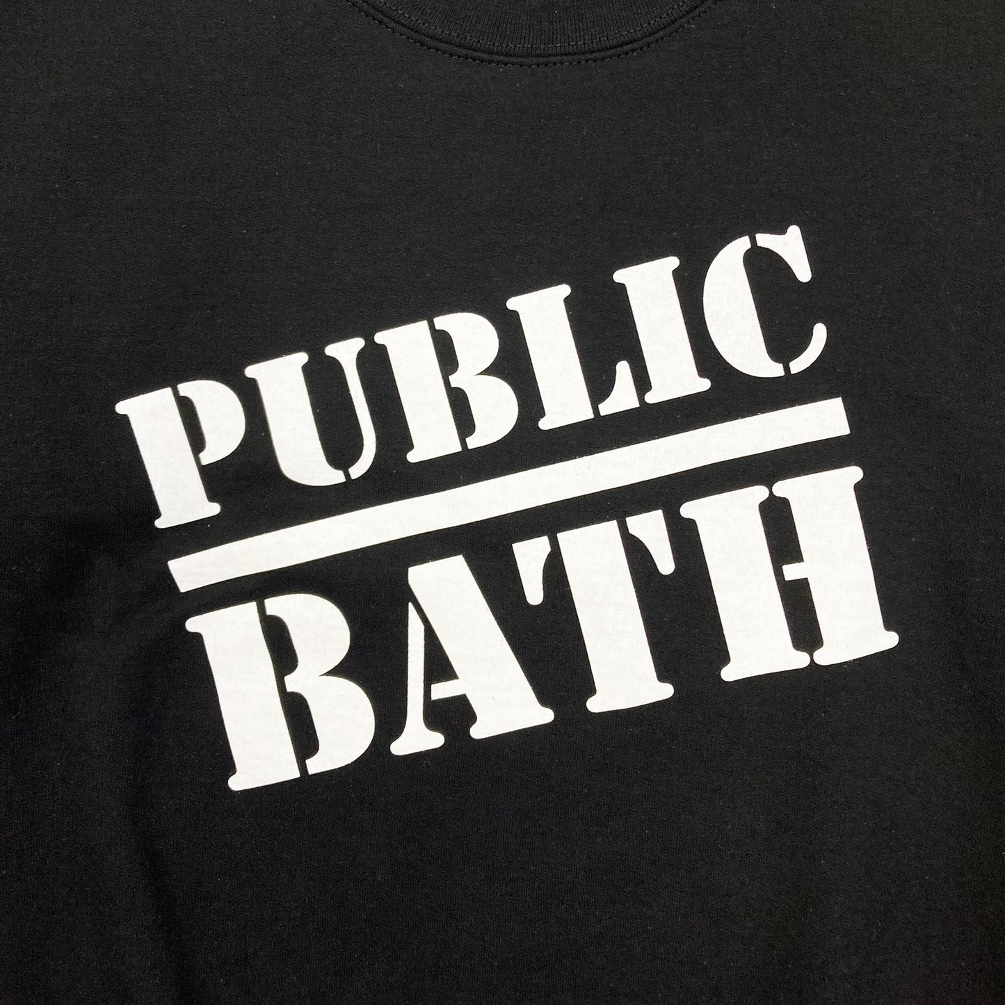 PUBLIC BATH GIRL SWEATSHIRT [BLACK]