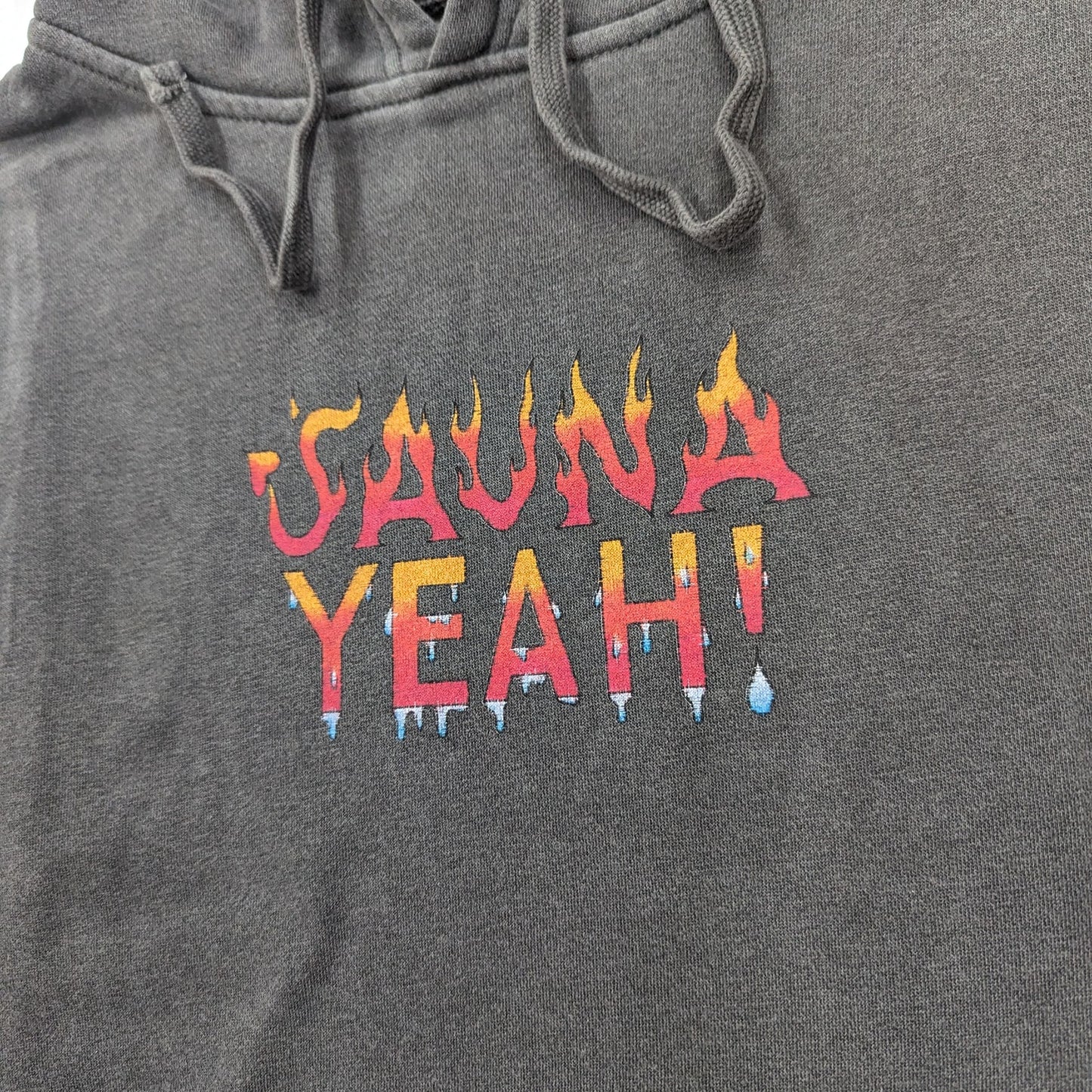 SAUNA YEAH! HOODIE [CHARCOAL GRAY]