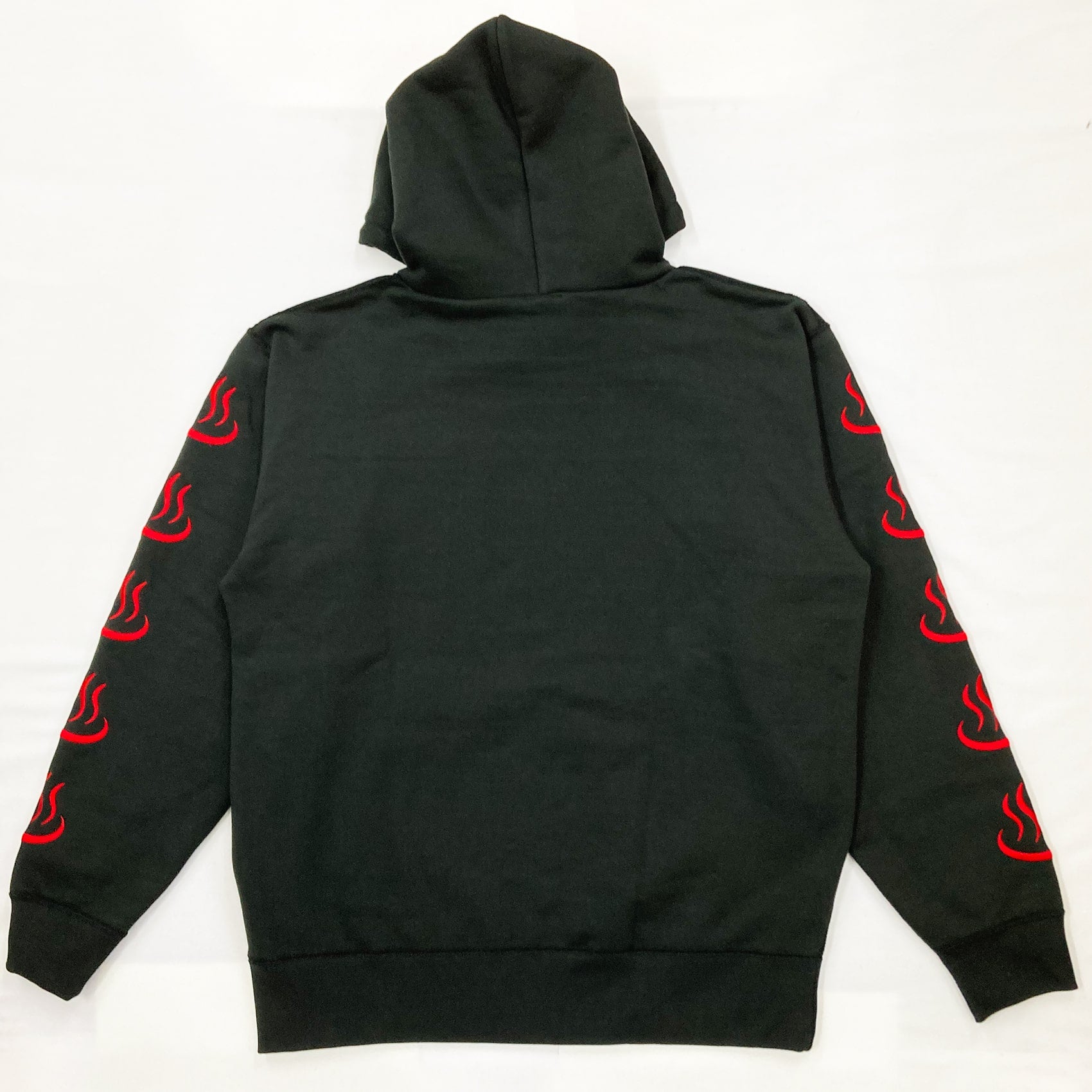 ONSEN LOGO HOODIE [BLACK×RED] – LIFESPIKE TOKYO