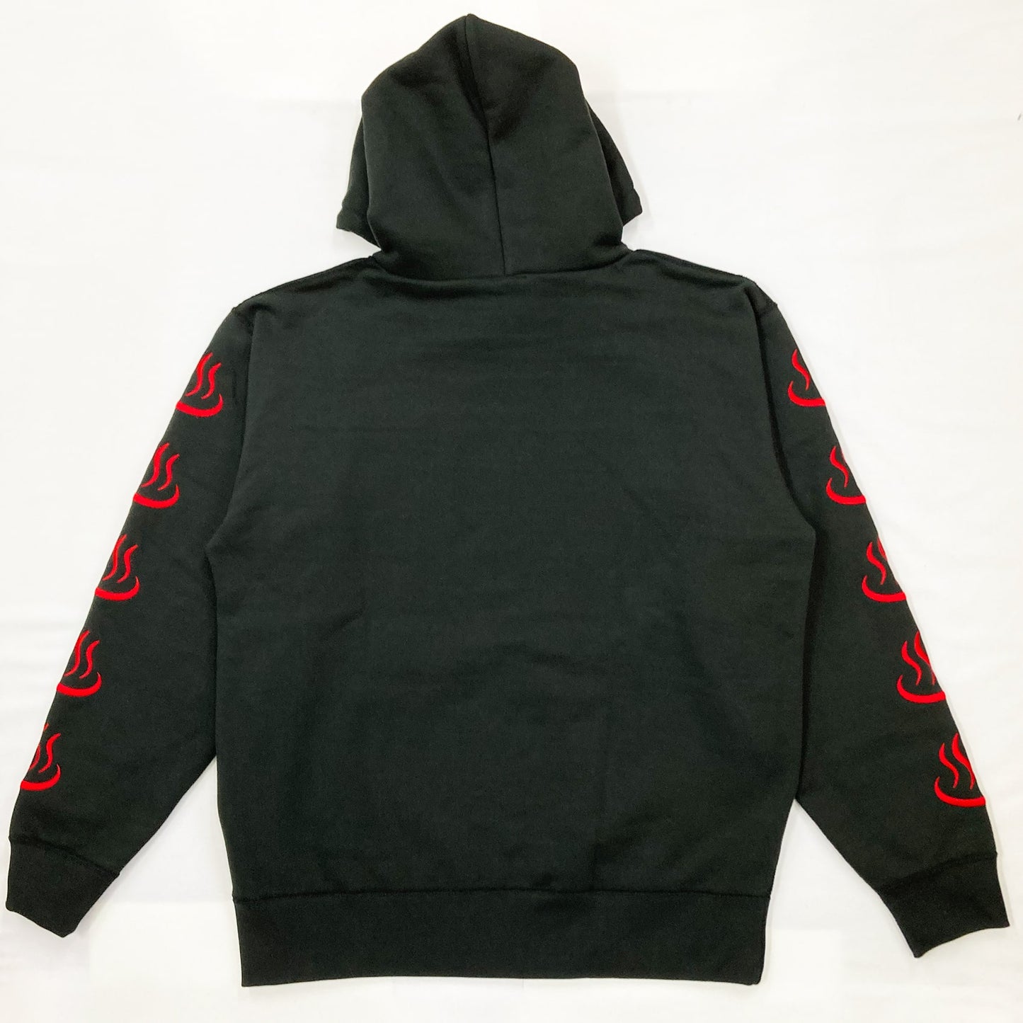 ONSEN LOGO HOODIE [BLACK×RED]