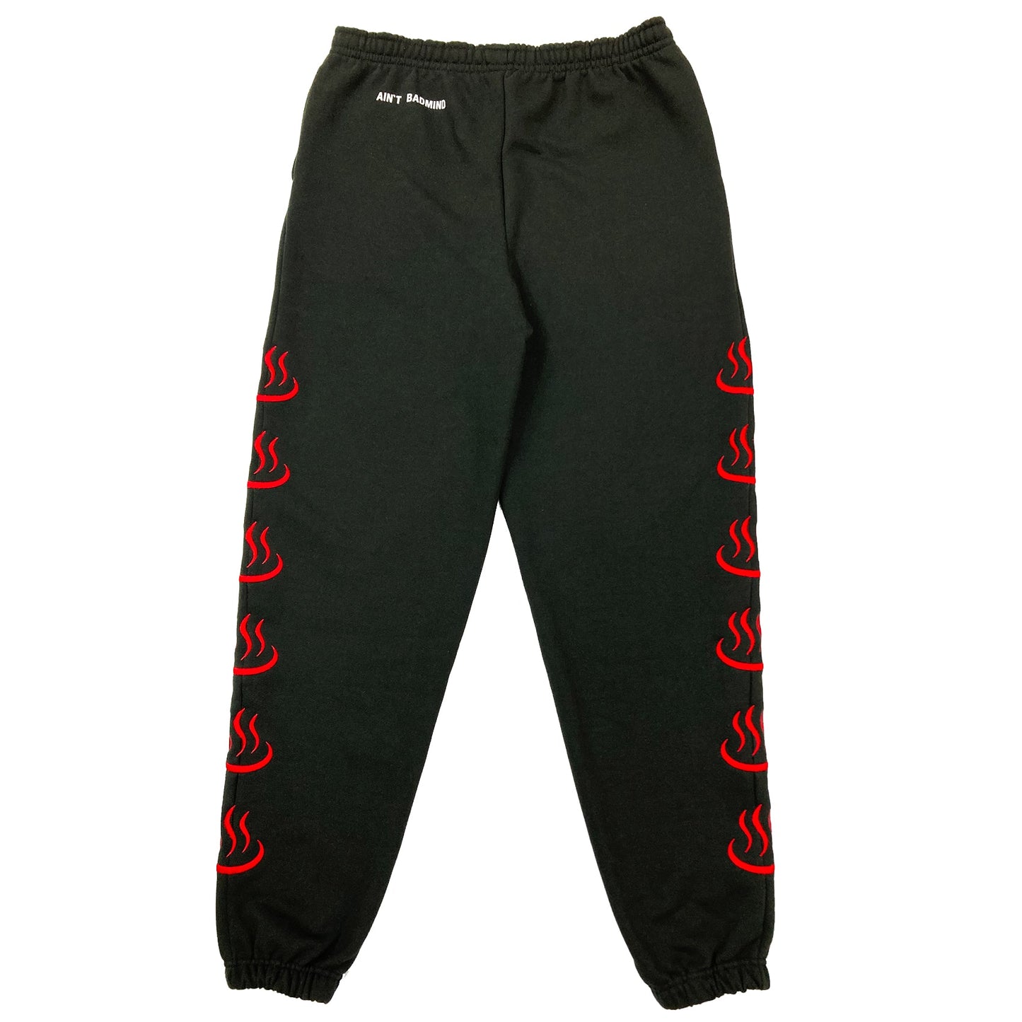 ONSEN LOGO SWEATPANTS [BLACK×RED]